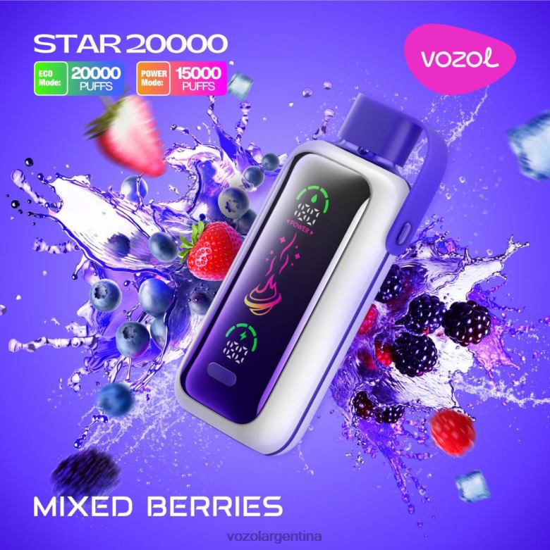 VOZOL STAR 20000 BP26X14 bayas mixtas Vozol Vape Store