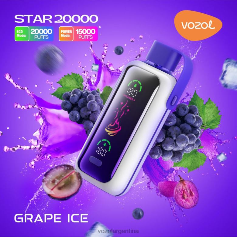 VOZOL STAR 20000 BP26X9 hielo de uva Vozol Argentina