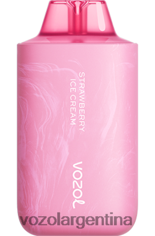 VOZOL Review - VOZOL STAR 6000/8000v2 24VRH666 helado de fresa