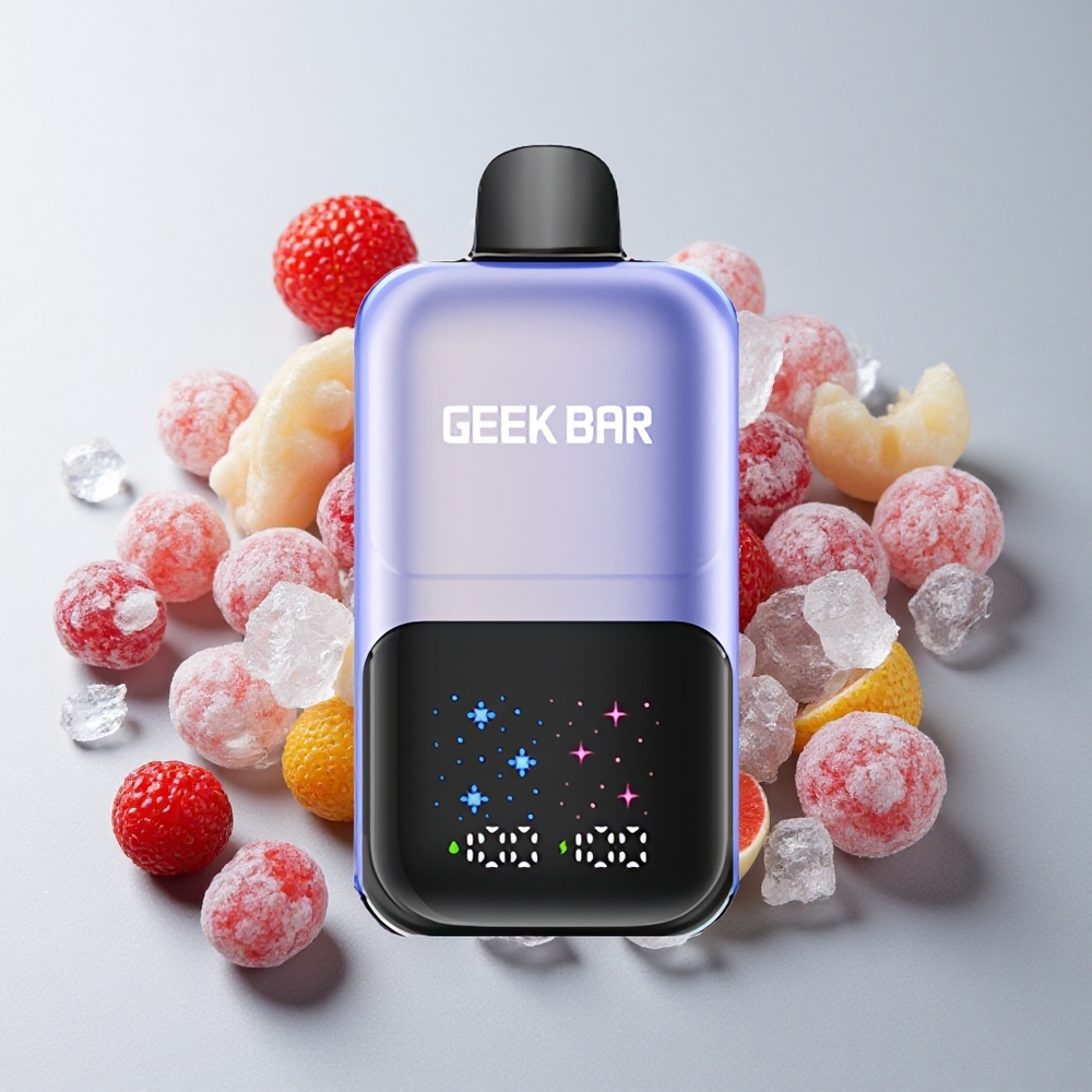 GEEK BAR 2GO 50000 Puffs Bayas Mixtas Heladas Pantalla Interactiva