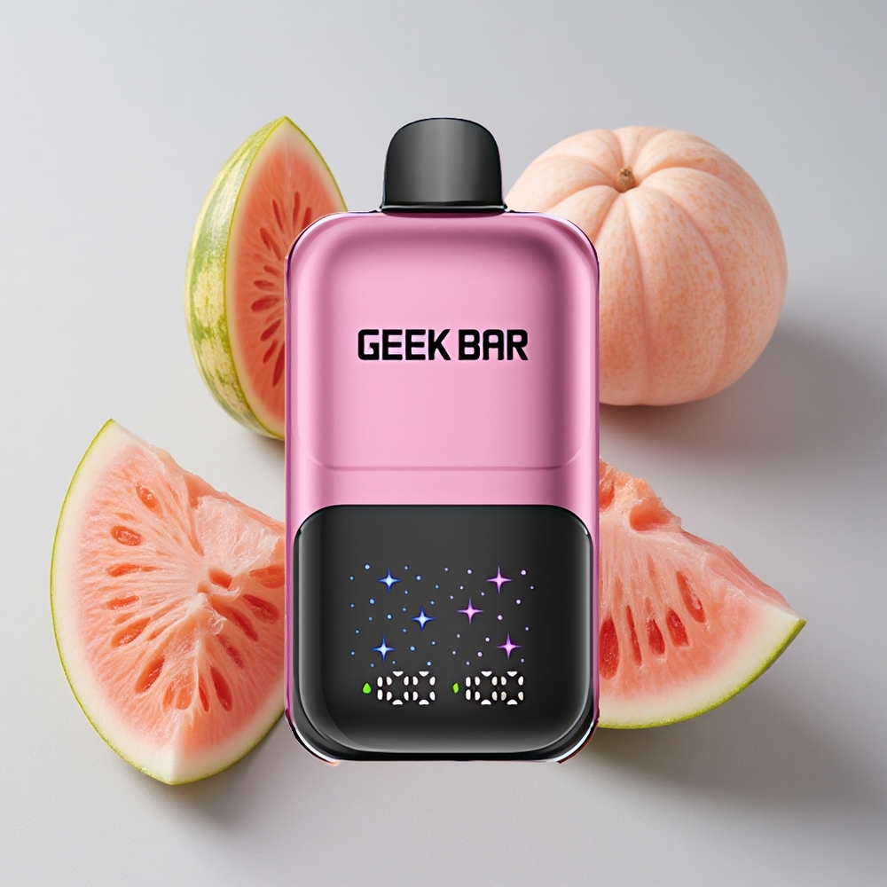 GEEK BAR 2GO 50000 Puffs Durazno & Sandía Pantalla Interactiva