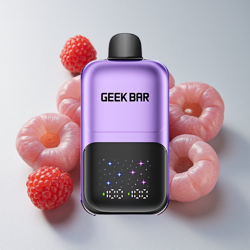 GEEK BAR 2GO 50000 Puffs Uva & Frambuesa Pantalla Grande Recargable