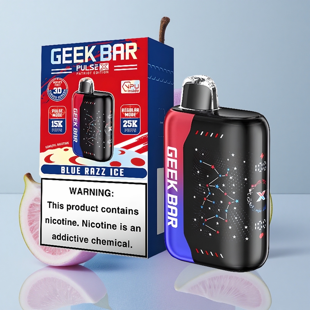 GEEK BAR Pulse X 25000 Puffs Vape Edición Patriota 18mL