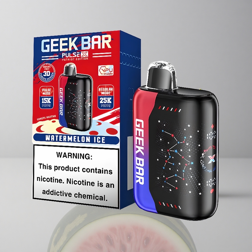 GEEK BAR Pulse X 25000 Puffs Vape Edición Patriota 18mL