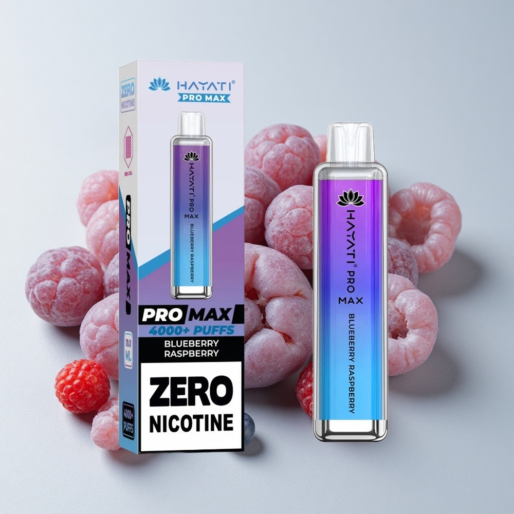 Hayati Pro Max 4000 Puffs Desechable Arándano Frambuesa Batería Recargable 1400mAh