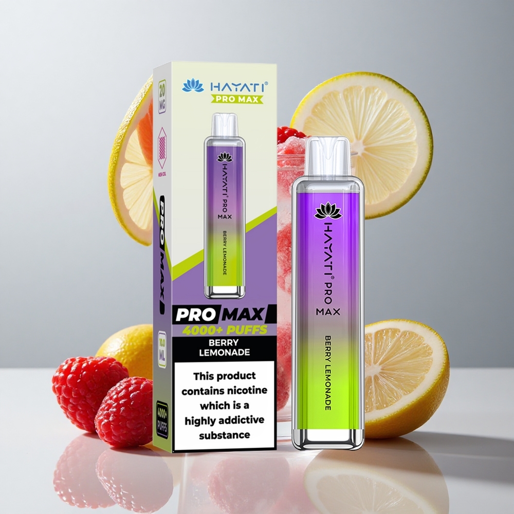 Hayati Pro Max 4000 Puffs Vape Baya Limonada Batería Recargable