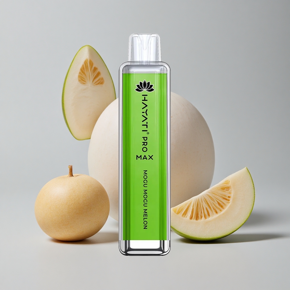 Hayati Pro Max 4000 Puffs Vape Desechable Mogu Mogu Melón Batería Recargable