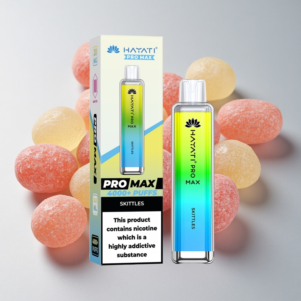Hayati Pro Max 4000 Puffs Vape Skittles Recargable 1400mAh