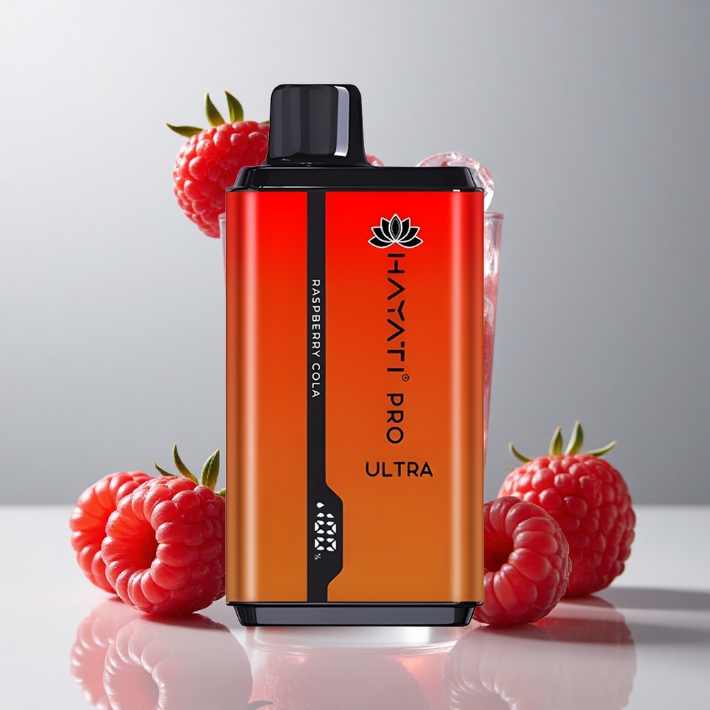 Hayati Pro Ultra 15000 Bocadillos Frambuesa Cola 2 12ml 2%