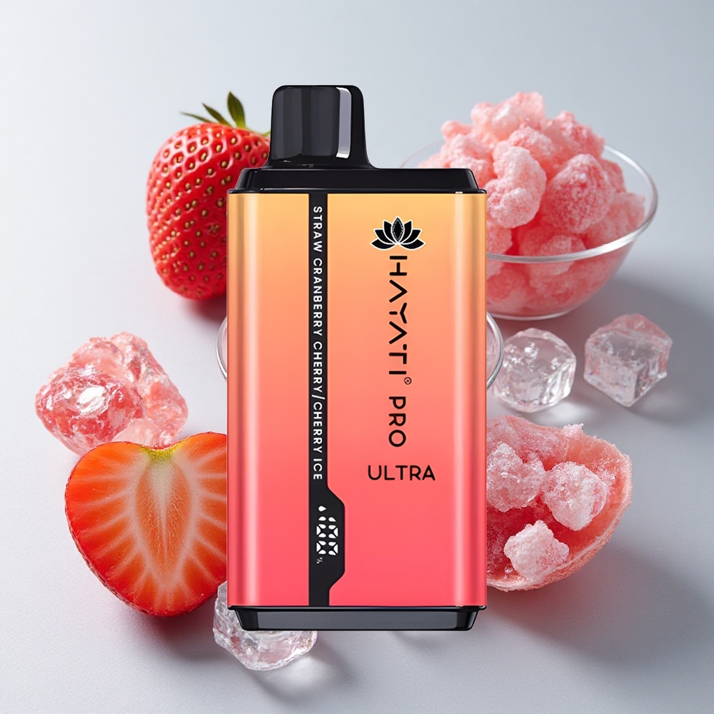 Hayati Pro Ultra 15000 Bocadillos Fresa Arándano Cereza-Hielo Cereza 24ml 2%