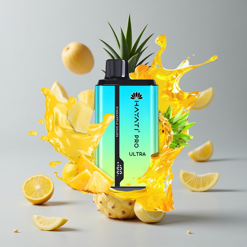 Hayati Pro Ultra 15000 Bocadillos Piña Ácida 2 12ml 2%
