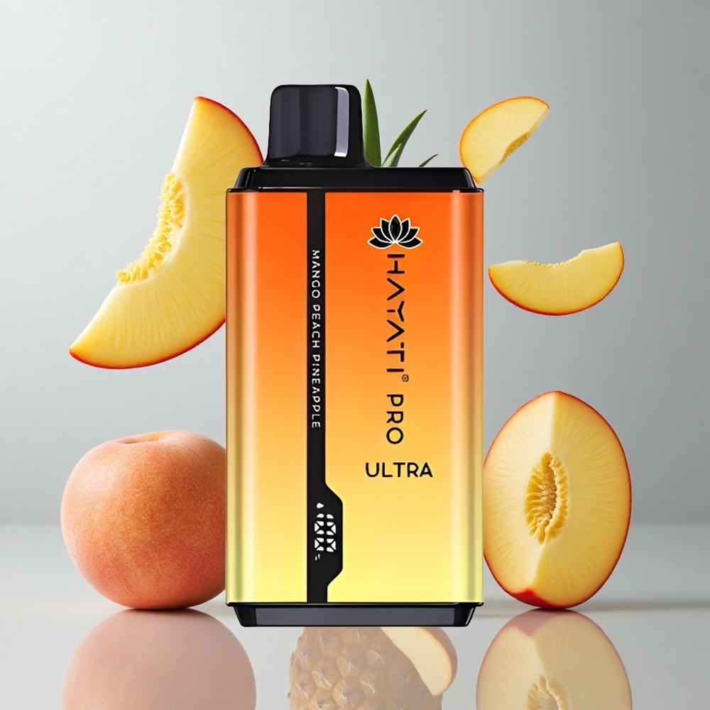 Hayati Pro Ultra 15000 Bocanadas Mango Melocotón Piña