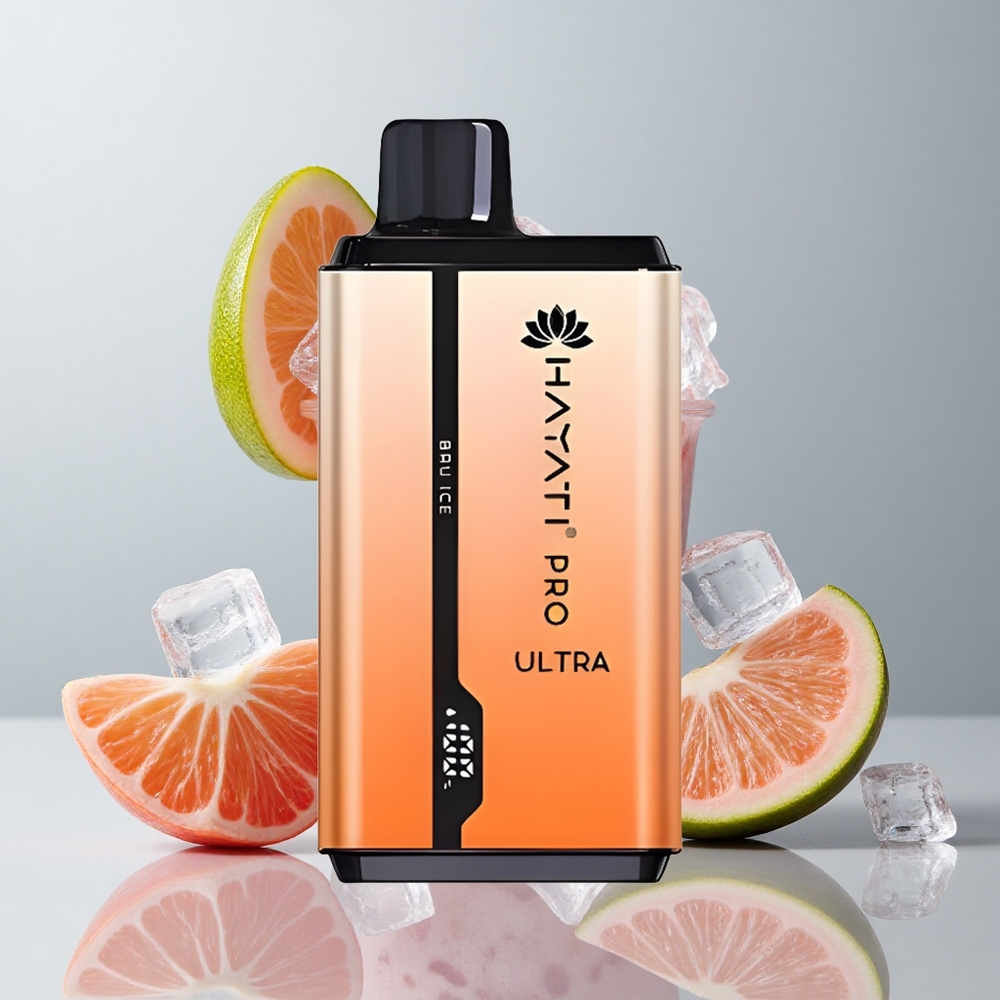 Hayati Pro Ultra 15000 Chupadas Vape Bru Hielo 2 12ml 2% Nicotina