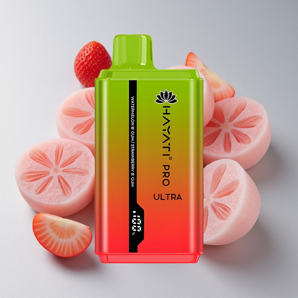 Hayati Pro Ultra 15000 Puffs Chicle Sandía 24ml 2% Nicotina