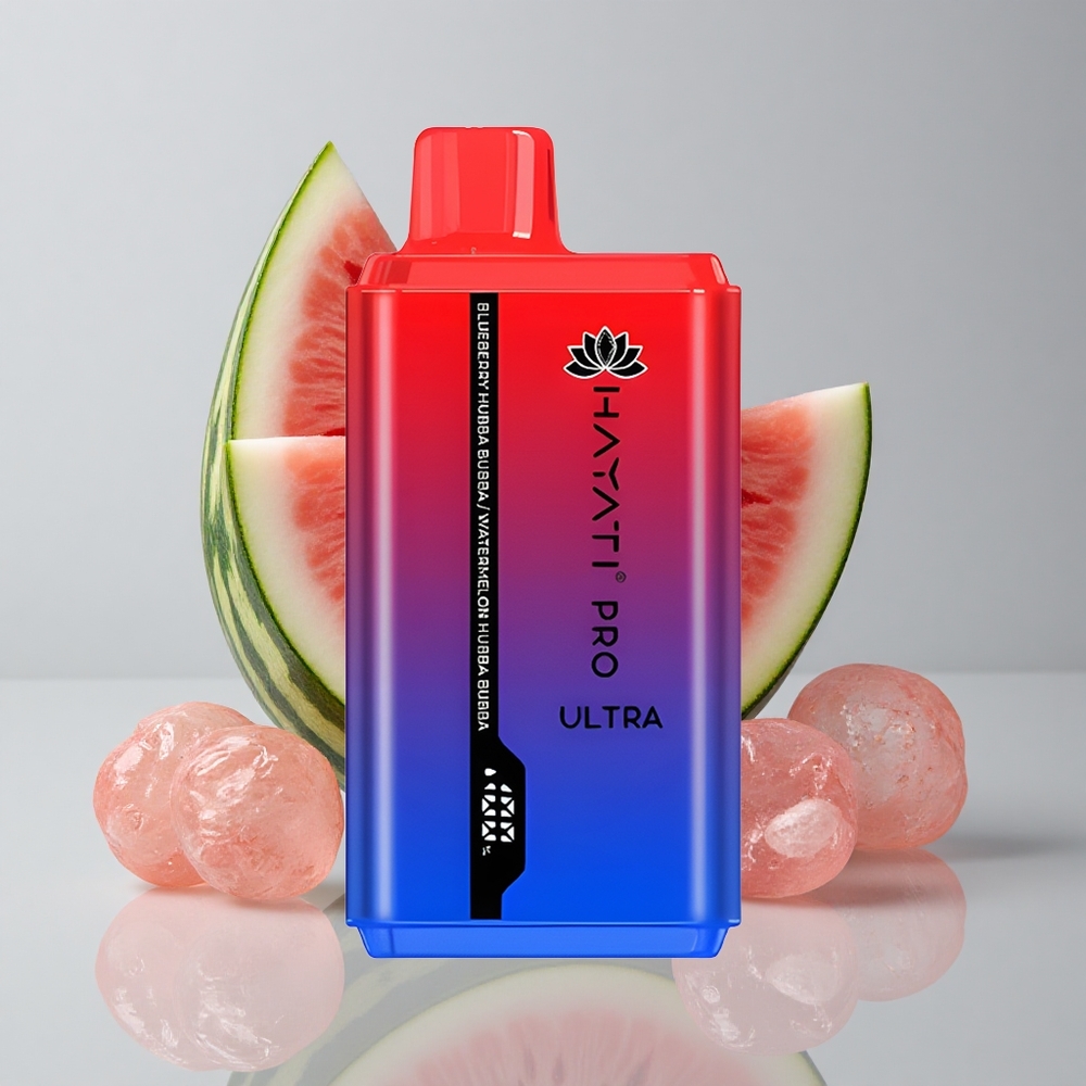 Hayati Pro Ultra 15000 Puffs Chicle de Arándano Azul 24ml
