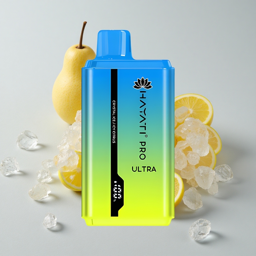 Hayati Pro Ultra 15000 Puffs Cristal Hielo Vape Desechable
