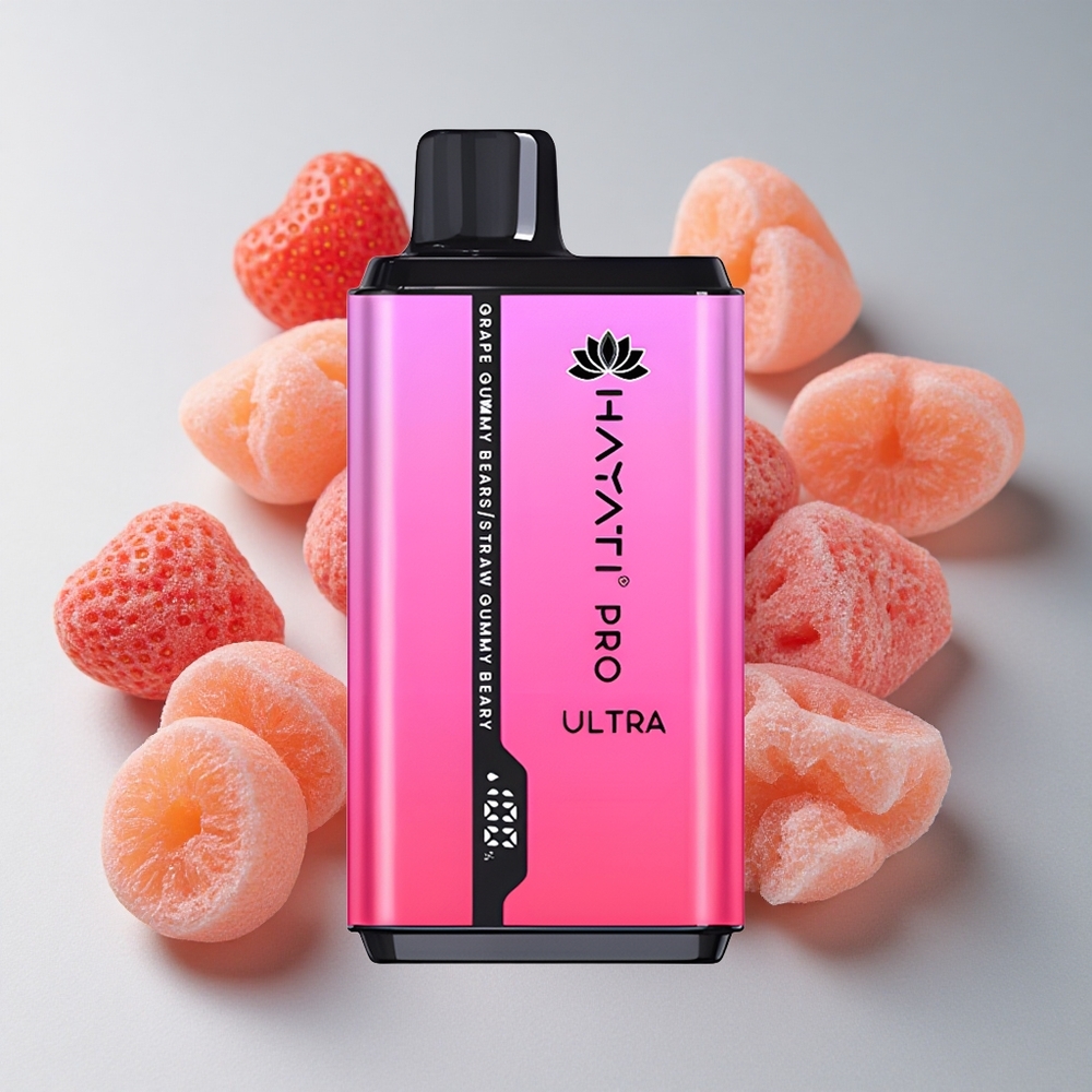 Hayati Pro Ultra 15000 Puffs Gominola de Uva Disposable Vape