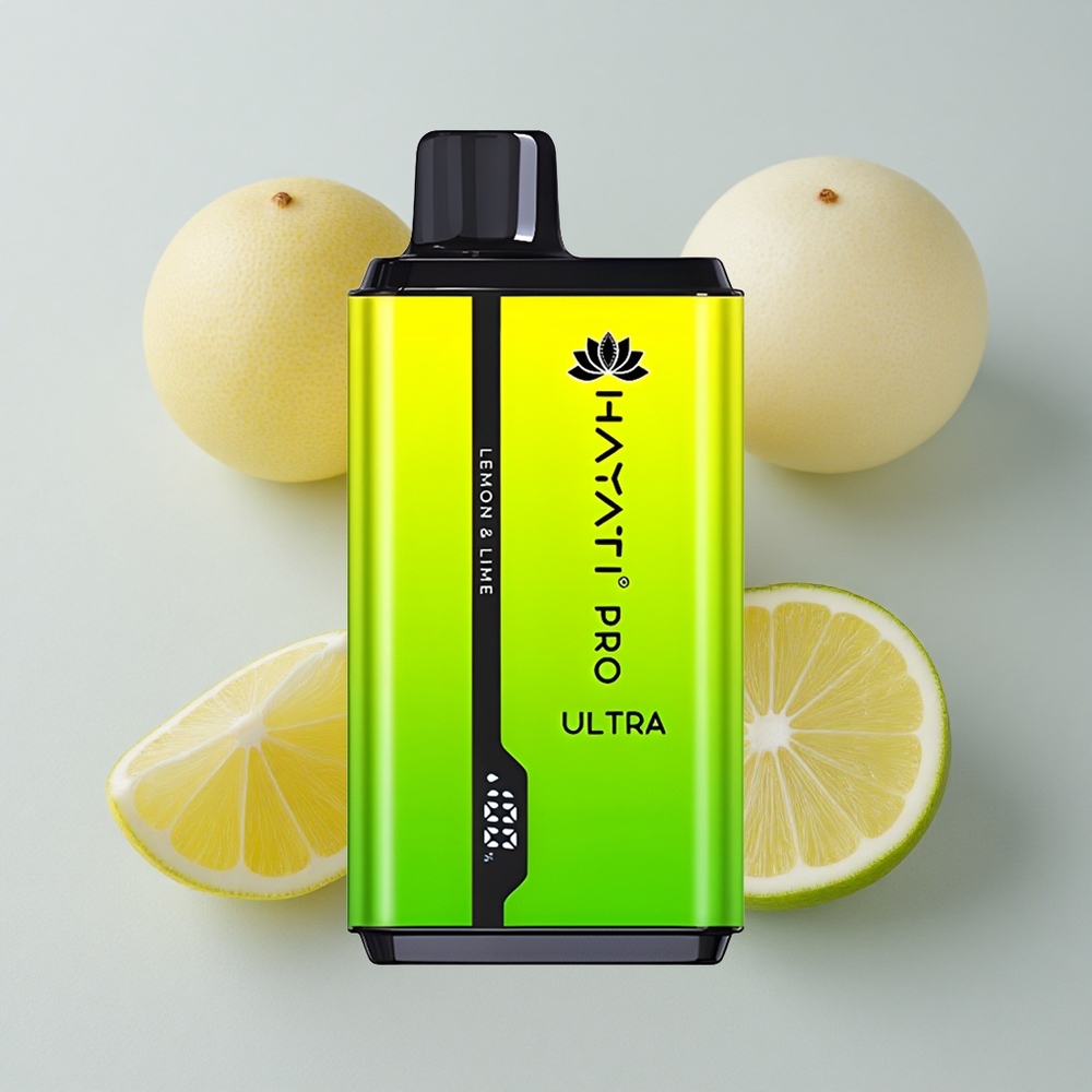Hayati Pro Ultra 15000 Puffs Vape Desechable Limón y Lima 24ml