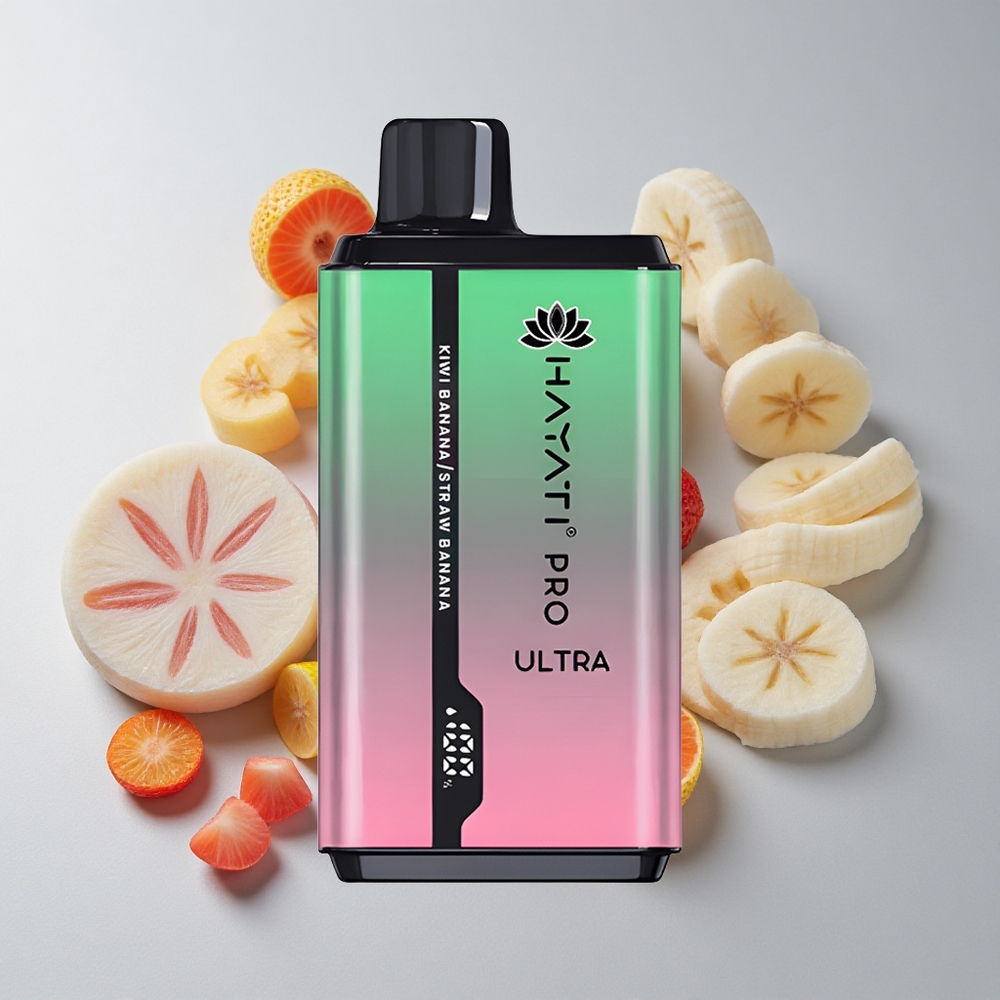 Hayati Pro Ultra 15000 Puffs Vape Kiwi Plátano