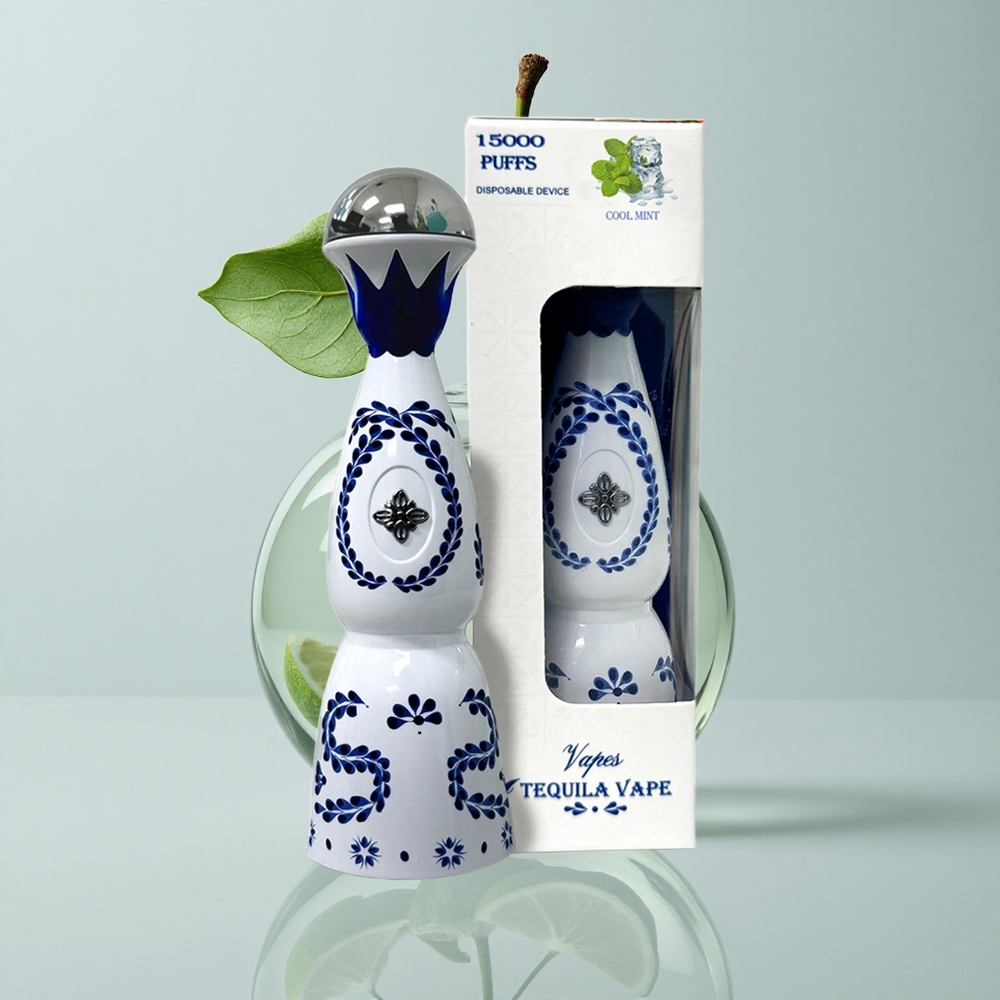 HUMO Azul 15000 Bocanadas Menta Refrescante 20mL Recargable