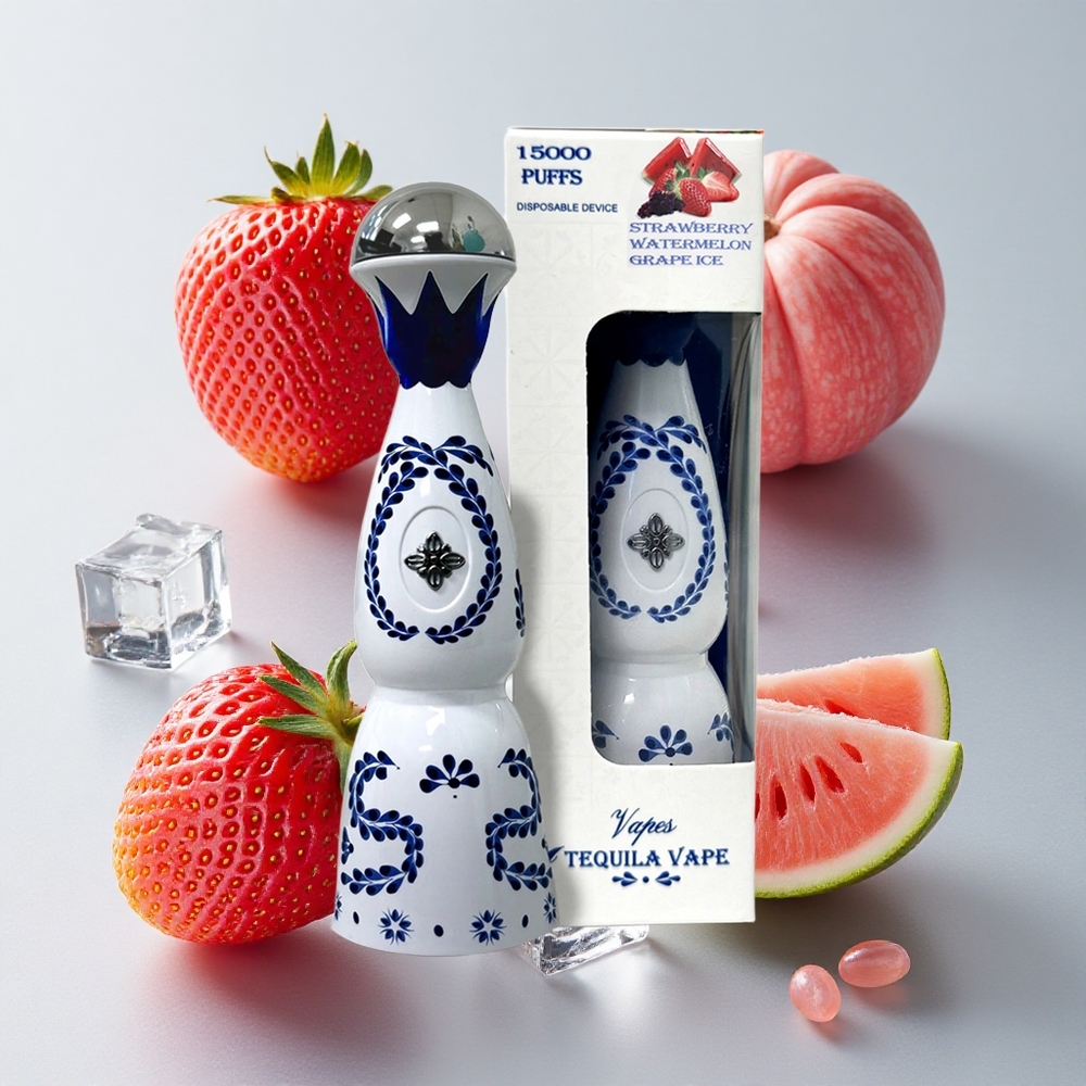 HUMO Azul 15000 Puffs Fresa Sandía Uva Hielo 20mL 5% Nicotina