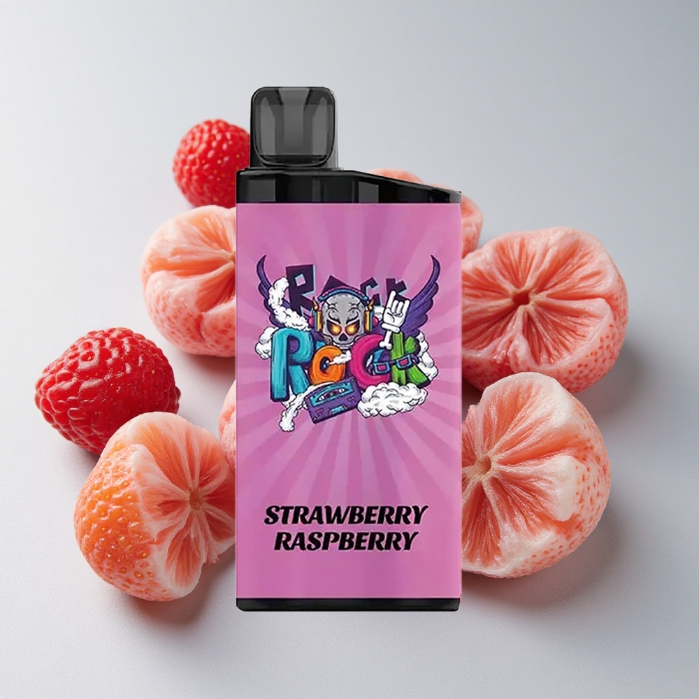 IGET Bar 3500 Puffs Vape Desechable Fresa Frambuesa 1400 mAh