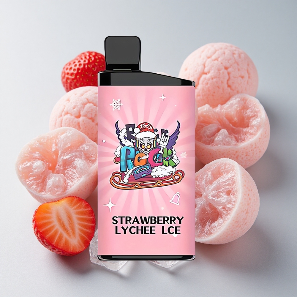 IGET Bar 3500 Puffs Vape Fresa Lichi Hielo 1400 mAh