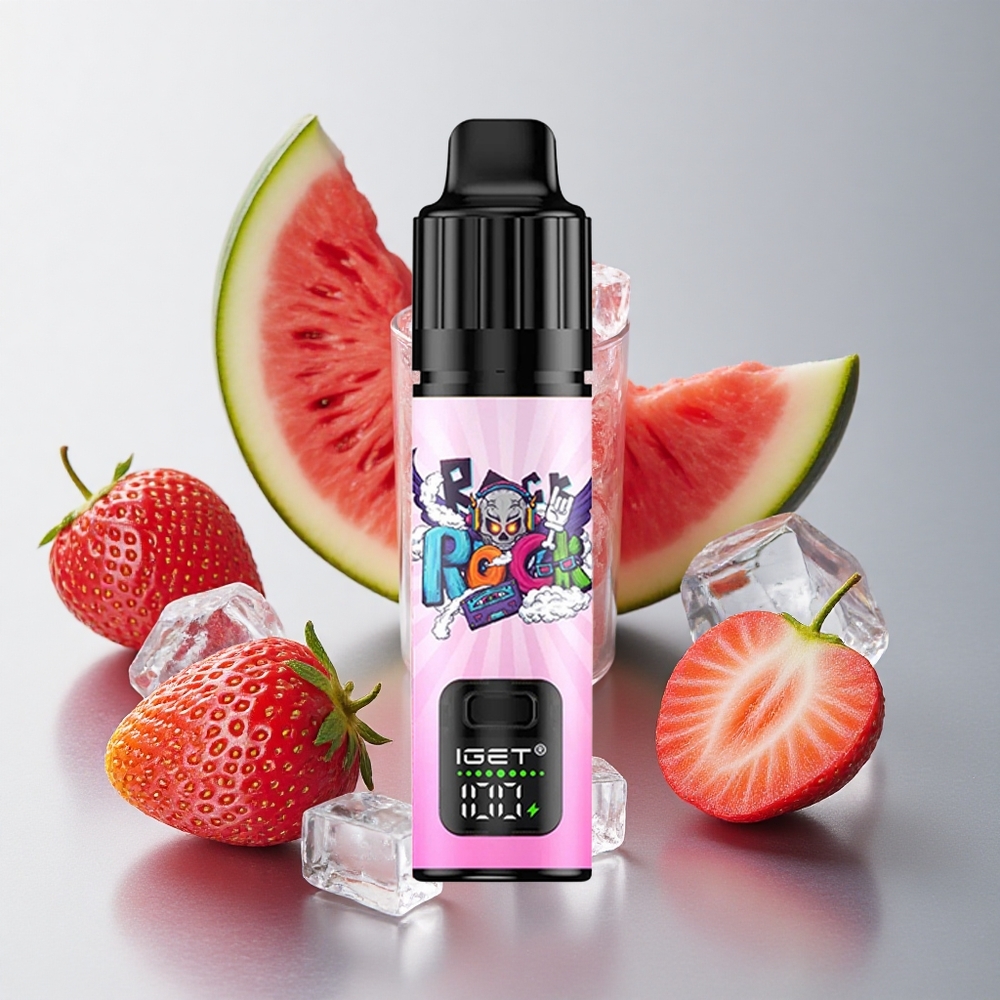 IGET BAR PLUS 10000 Puffs Fresa Sandía Hielo 18ml 5% Nic