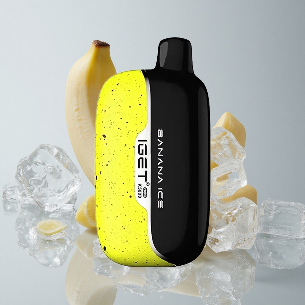 IGET Moon K5000 5000 Puffs Plátano Hielo PC 49.5x25.3x99.4 mm