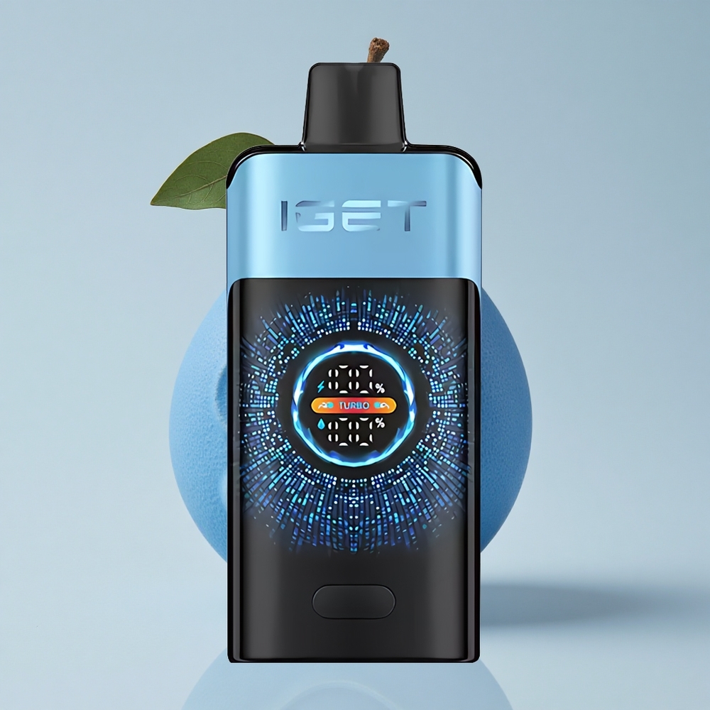 IGET ONE 12000 Puffs Vape Desechable Monstruo Azul con Pantalla Curva Grande y 2700 mAh