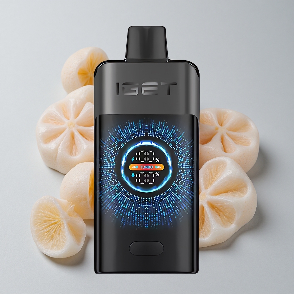 IGET ONE 12000 Puffs Vape Disposable Bosque Negro Pantalla Grande Curva