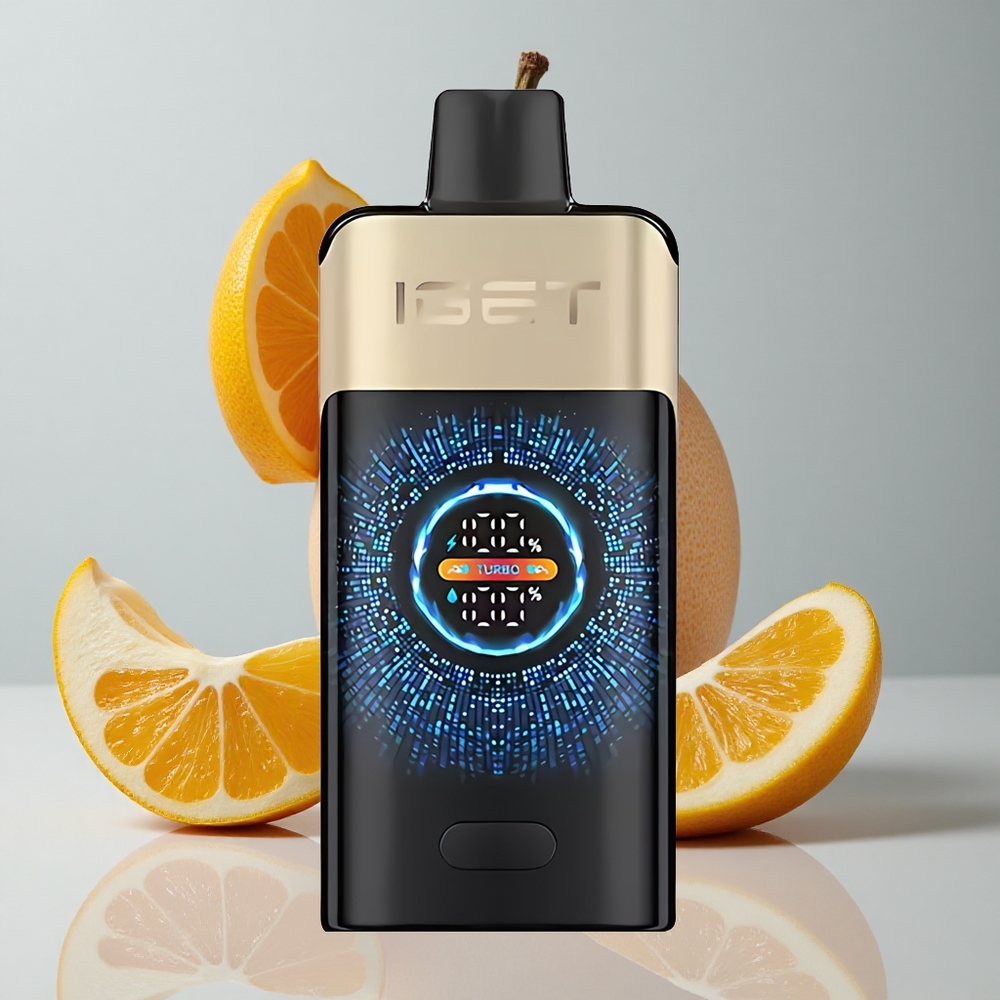 IGET ONE 12000 Puffs Vape Disposable Monstruo Tropical Naranja con Batería de 2700 mAh