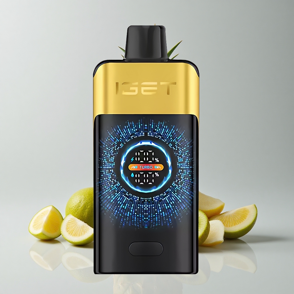 IGET ONE 12000 Puffs Vape Kiwi Piña con Pantalla Curva Grande