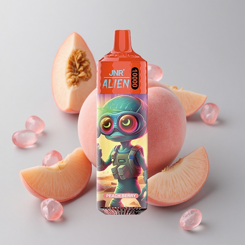 JNR Alien 10000 Bocadillos Melocotón Baya 20ml RGB Tipo-C