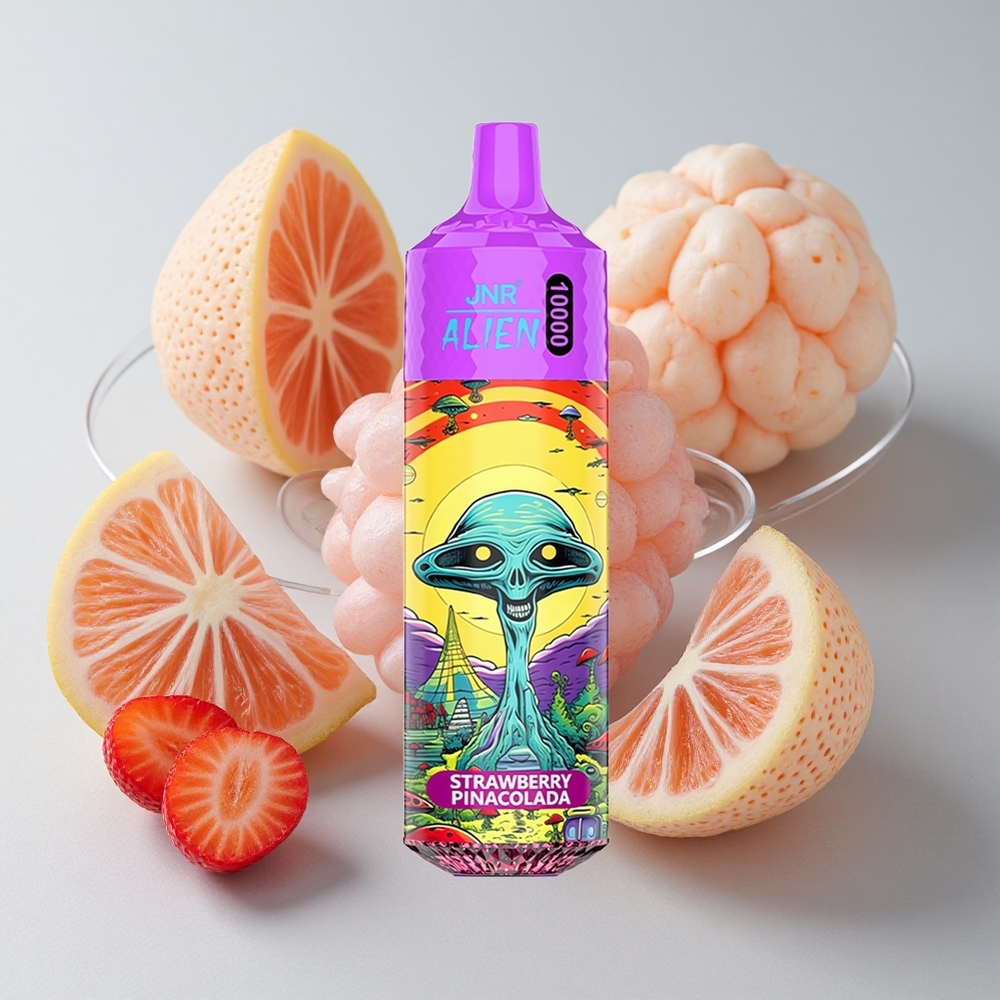 JNR Alien 10000 Bocas Fresa Piña Colada Batería 850mAh Carga Tipo-C