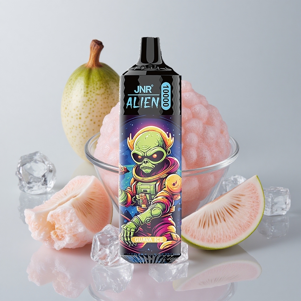 JNR Alien 10000 Chupadas Guayaba Hielo Capacidad de Batería 850mAh