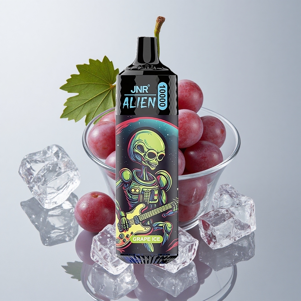 JNR Alien 10000 Chupadas Uva Helada Capacidad de 20ml Tipo-C