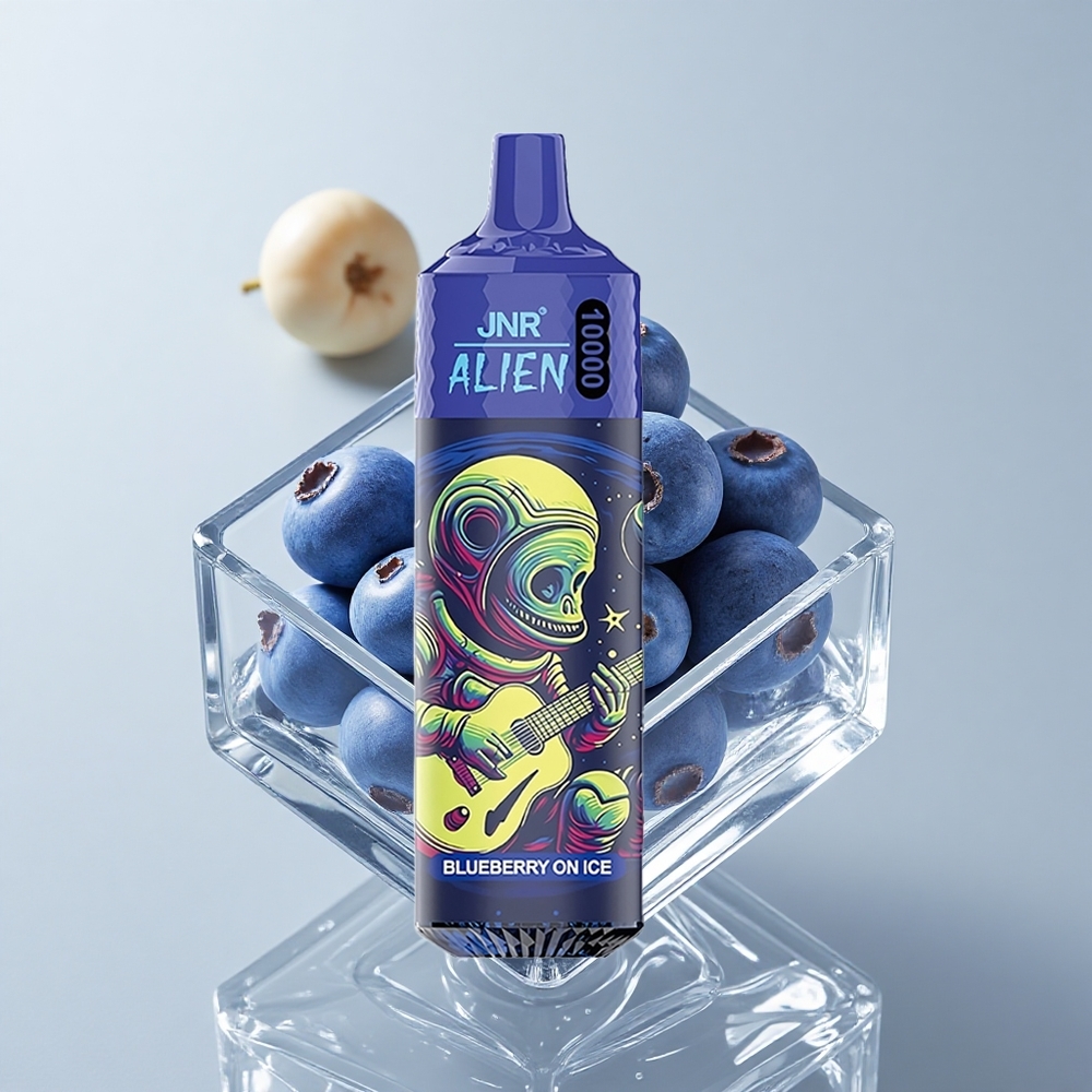 JNR Alien 10000 Puffs Arándanos Helados Tipo-C Carga Rápida 850mAh