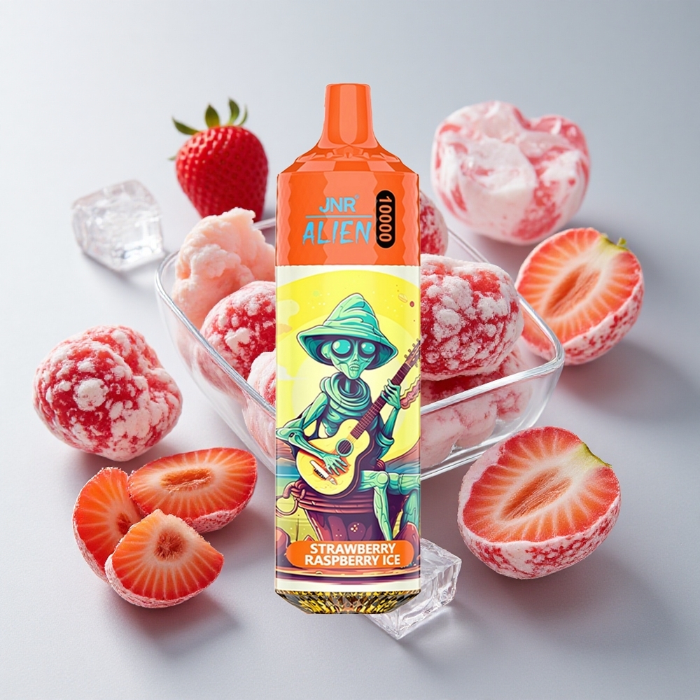 JNR Alien 10000 Puffs Fresa Frambuesa Hielo 850mAh Tipo-C