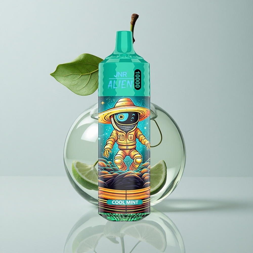JNR Alien 10000 Puffs Menta Refrescante Tipo-C RGB