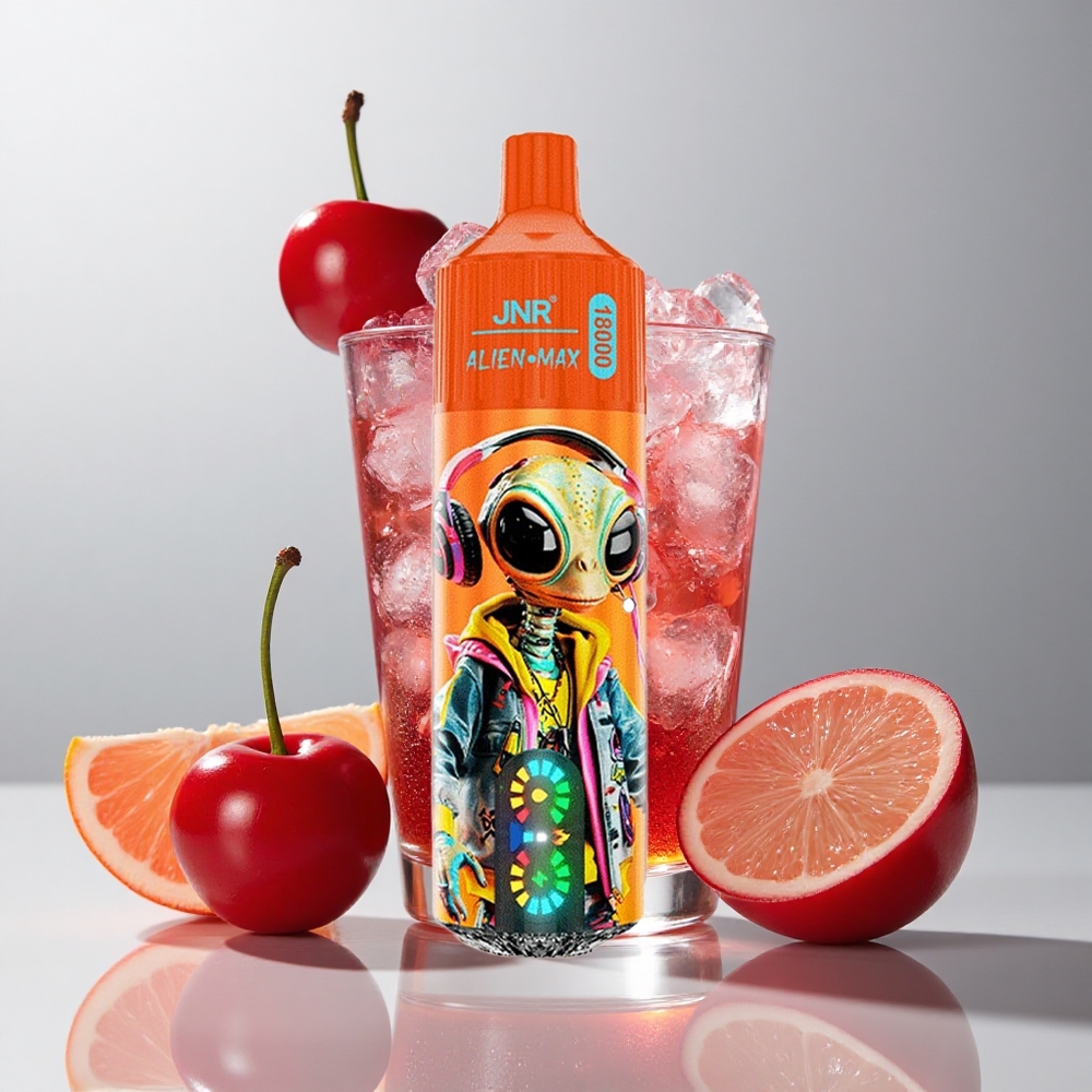 JNR Alien Max 18000 Bocadillos Cereza Cola Fizz Dual Malla y Dual Núcleo