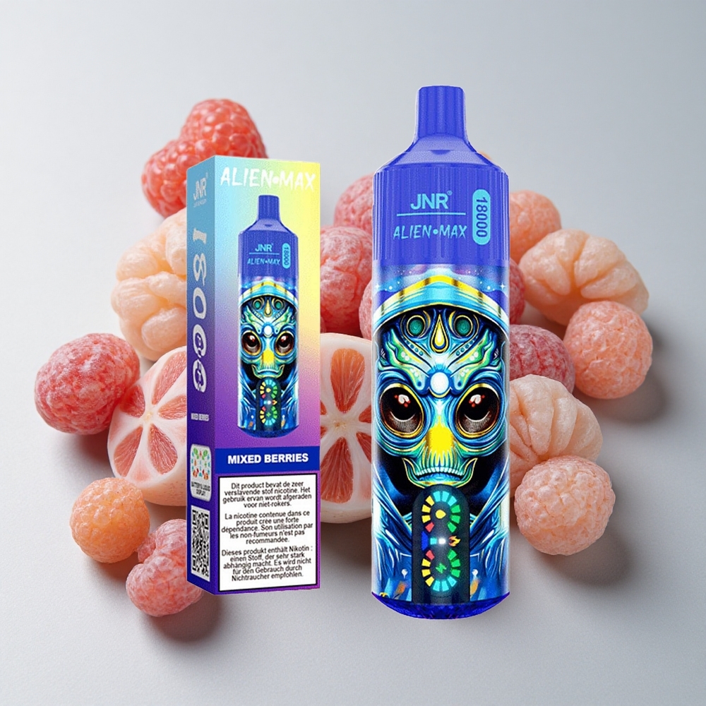 JNR Alien Max 18000 Puffs Bayas Mixtas 28ml Dual Malla