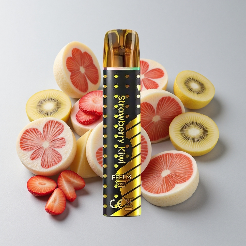 JNR Black&Golden 800 Puffs Fresa Kiwi 2ml Sin Carga