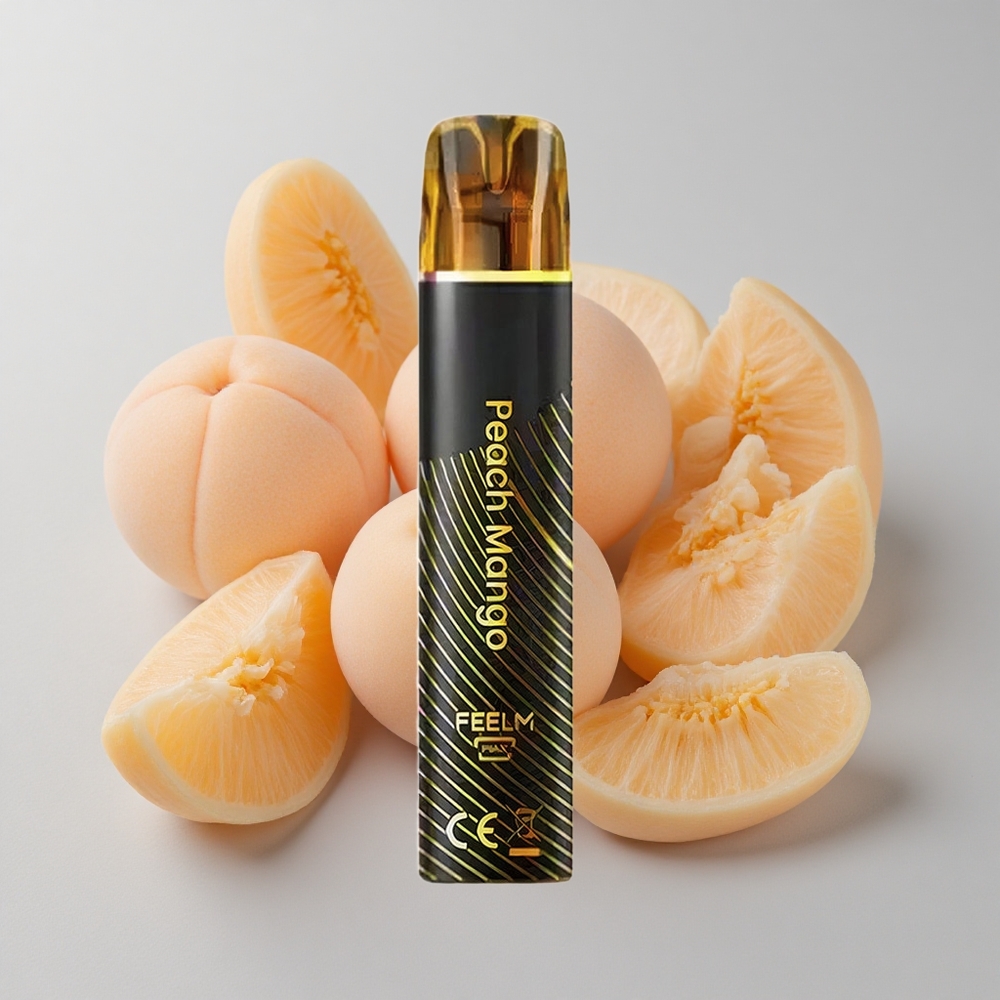 JNR Black&Golden 800 Puffs Vape Durazno Mango 550mAh 2ml