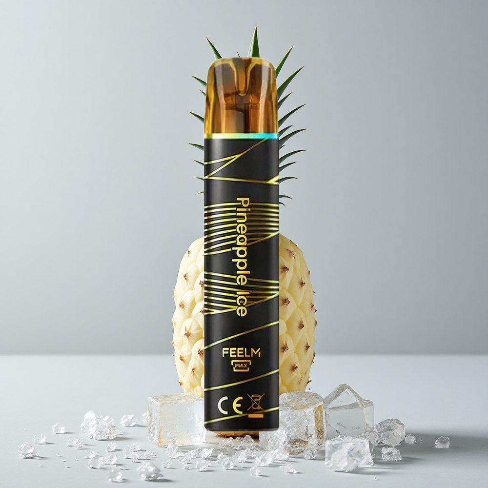 JNR Black&Golden 800 Puffs Vape Piña Hielo 2% Nicotina Sin Carga