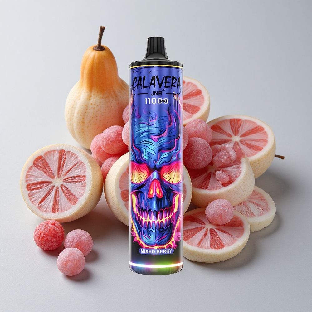 JNR Calavera 11000 Puffs Disposable Vape Bayas Mixtas 21ml 0% 2% 5% Nicotina