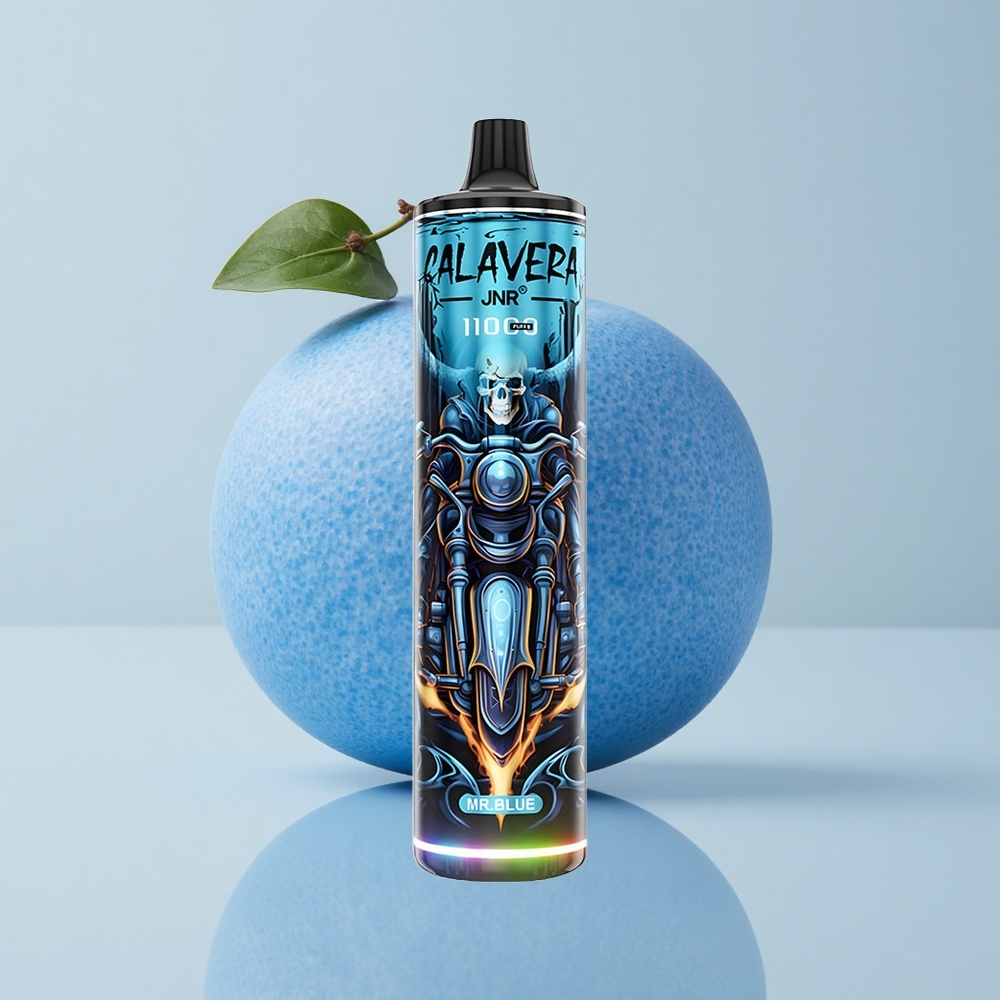 JNR Calavera 11000 Puffs Vape Desechable Azul Mr con 21ml y 850mAh