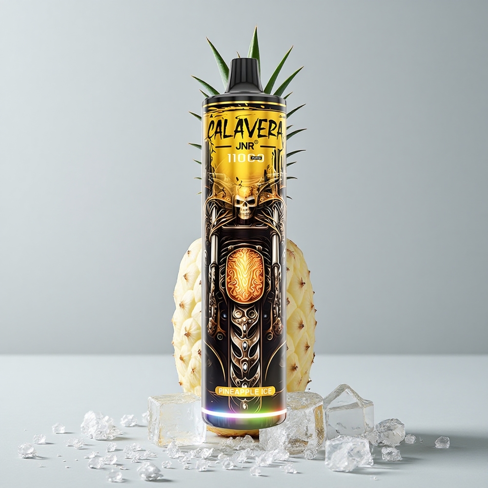 JNR Calavera 11000 Puffs Vape Desechable Piña Hielo 21ml 0% 2% 5% Nicotina
