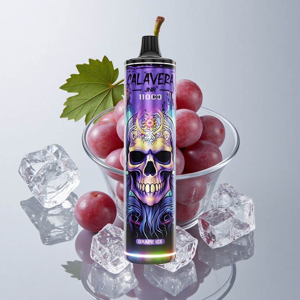JNR Calavera 11000 Puffs Vape Helado de Uva Tipo-C 850mAh