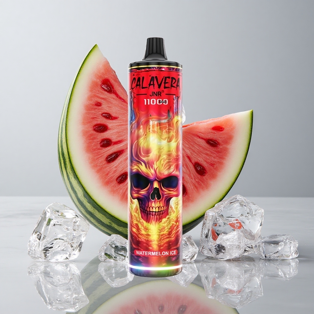 JNR Calavera 11000 Puffs Vape Sandía Hielo Tipo-C 850mAh 21ml